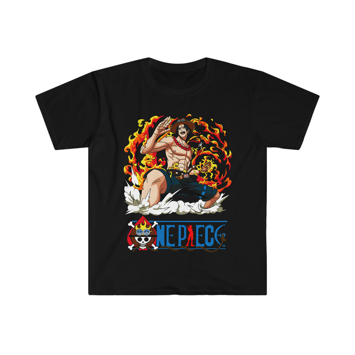 Ace One Piece Unisex Softstyle T-Shirt – Shujaa Tees