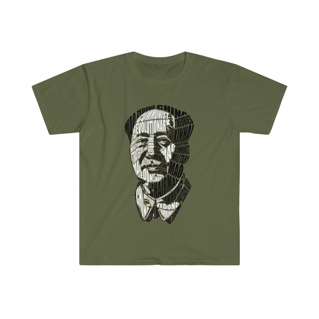 Mao Zedong Calligram Unisex Softstyle T-Shirt