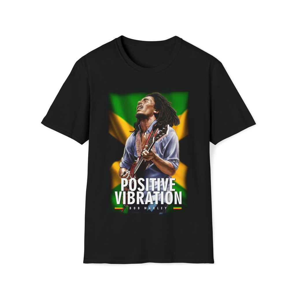Bob Marley Positive Vibration  Unisex Softstyle T-Shirt