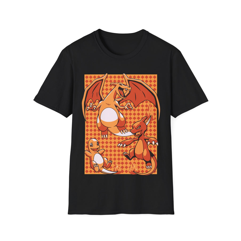 Flame Wing Trio Unisex Softstyle T-Shirt