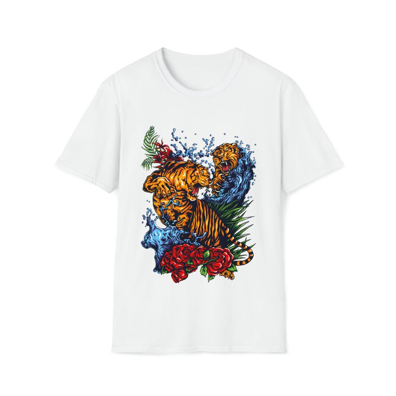 Tigers Fight Unisex Softstyle T-Shirt
