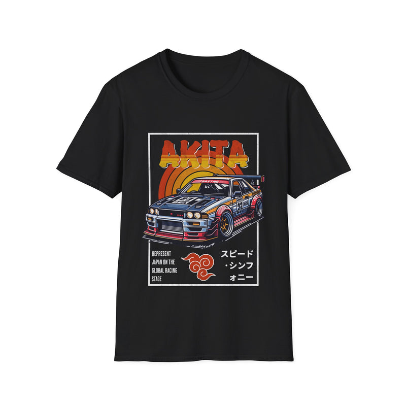 Akita Speed Machine Unisex Softstyle T-Shirt