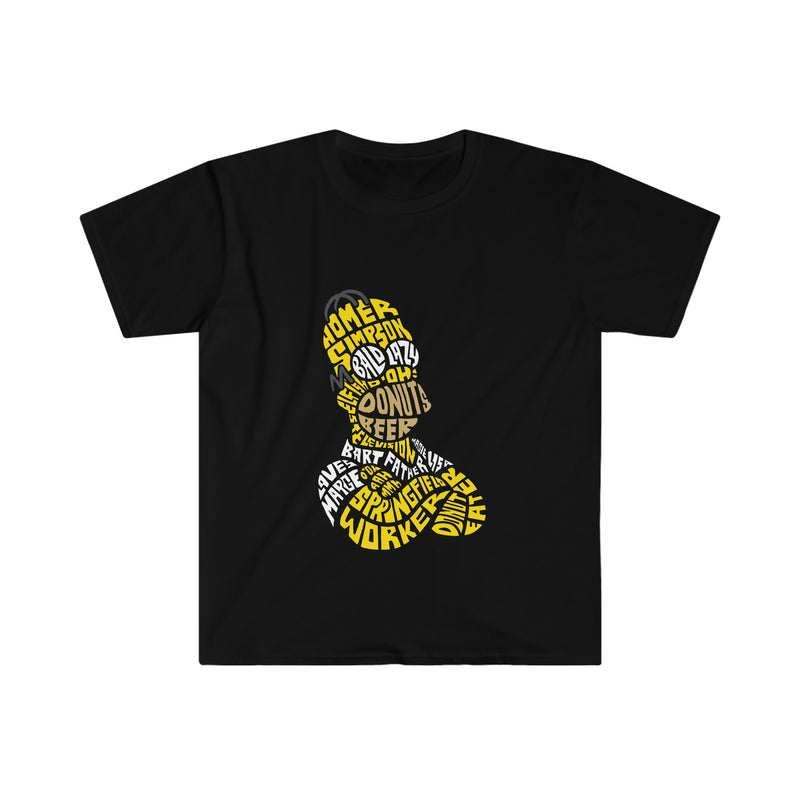 Homer Simpson Unisex Softstyle T-Shirt