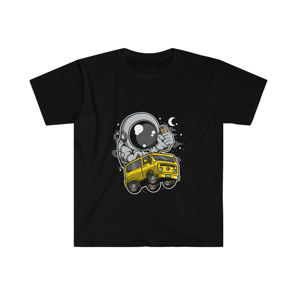 Astronaut Car Racer Unisex Softstyle T-Shirt