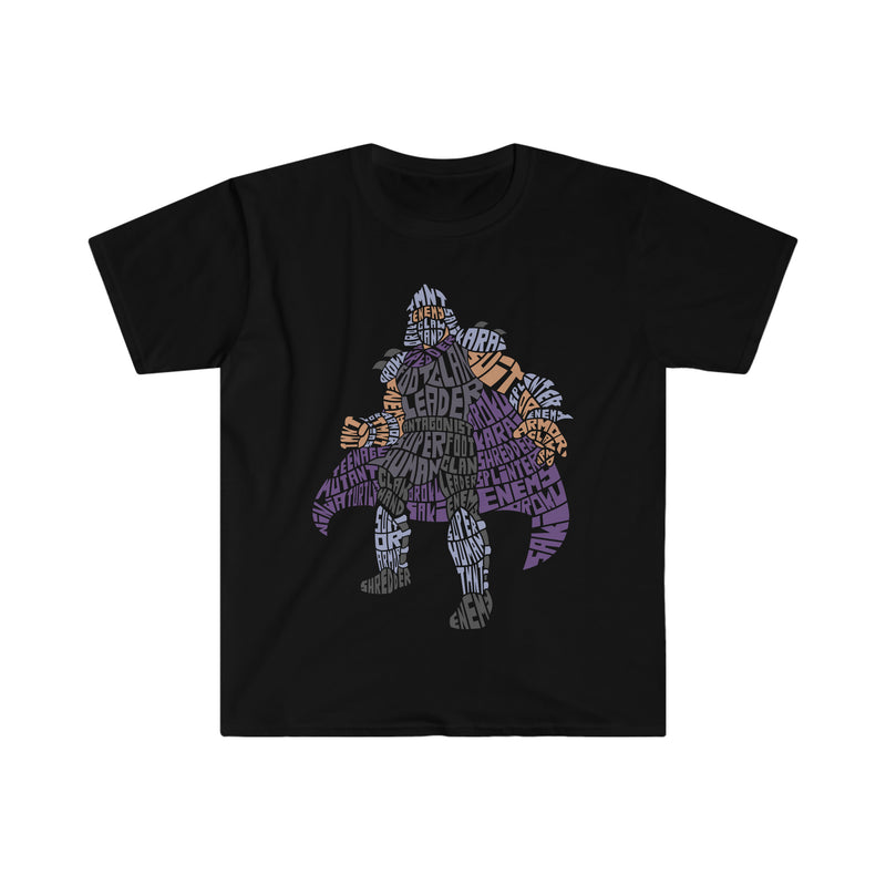 Foot Clan Leader Calligram Unisex Softstyle T-Shirt