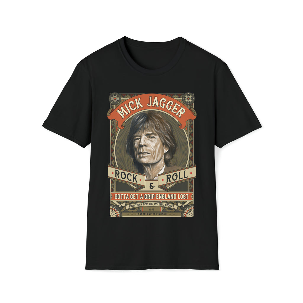 Mick Jagger Rock N Roll  Unisex Softstyle T-Shirt