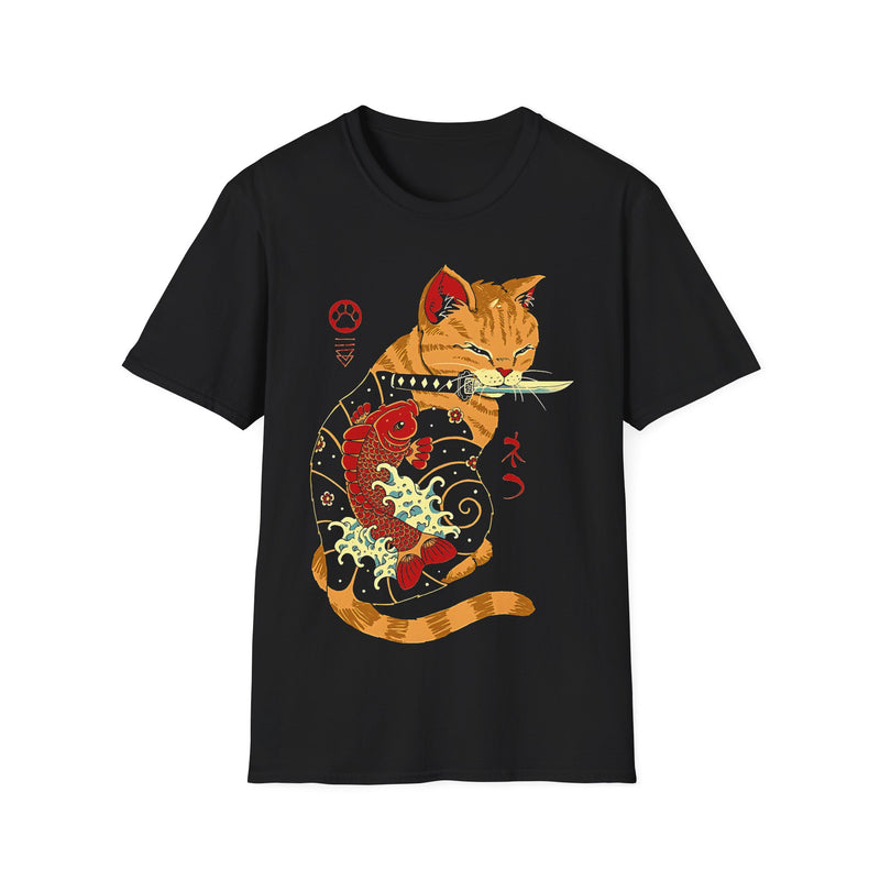 Samurai Paws Unisex Softstyle T-Shirt