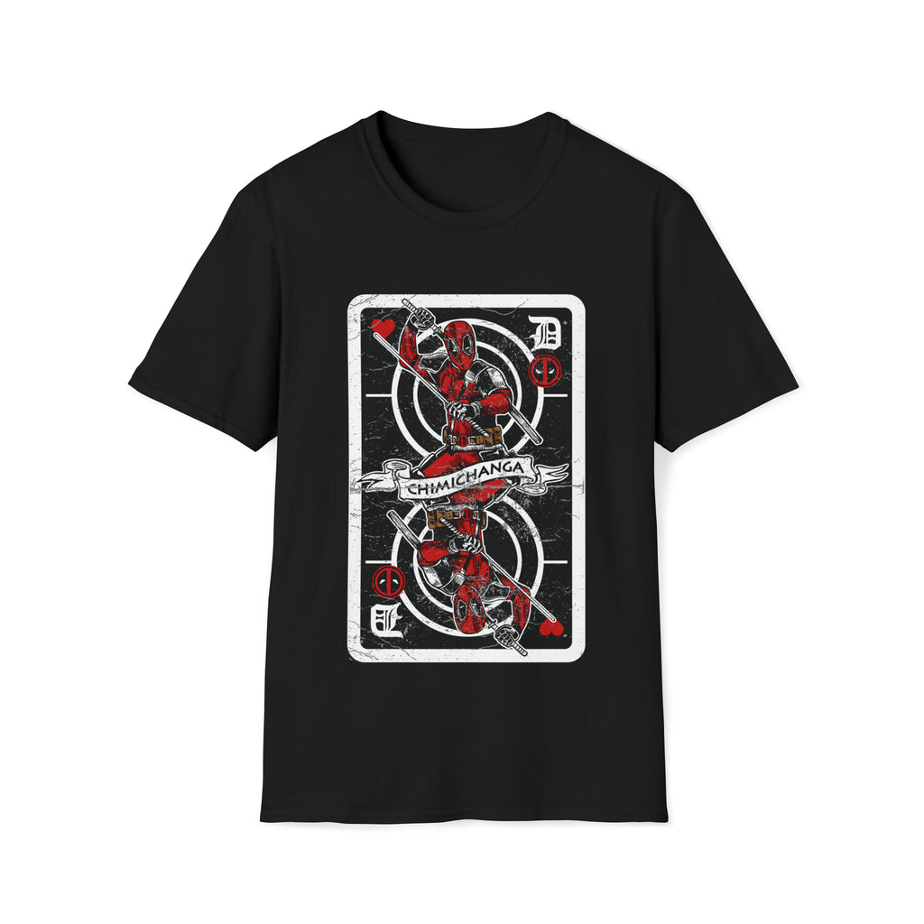 Deadpool Card Unisex Softstyle T-Shirt