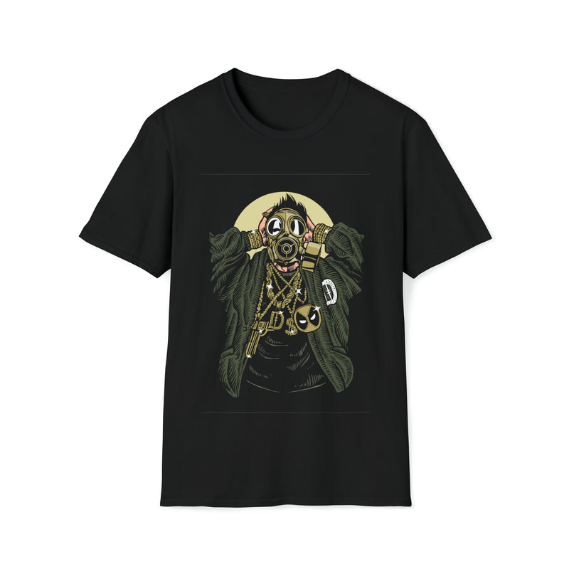 Gasmask Gangsta Unisex Softstyle T-Shirt