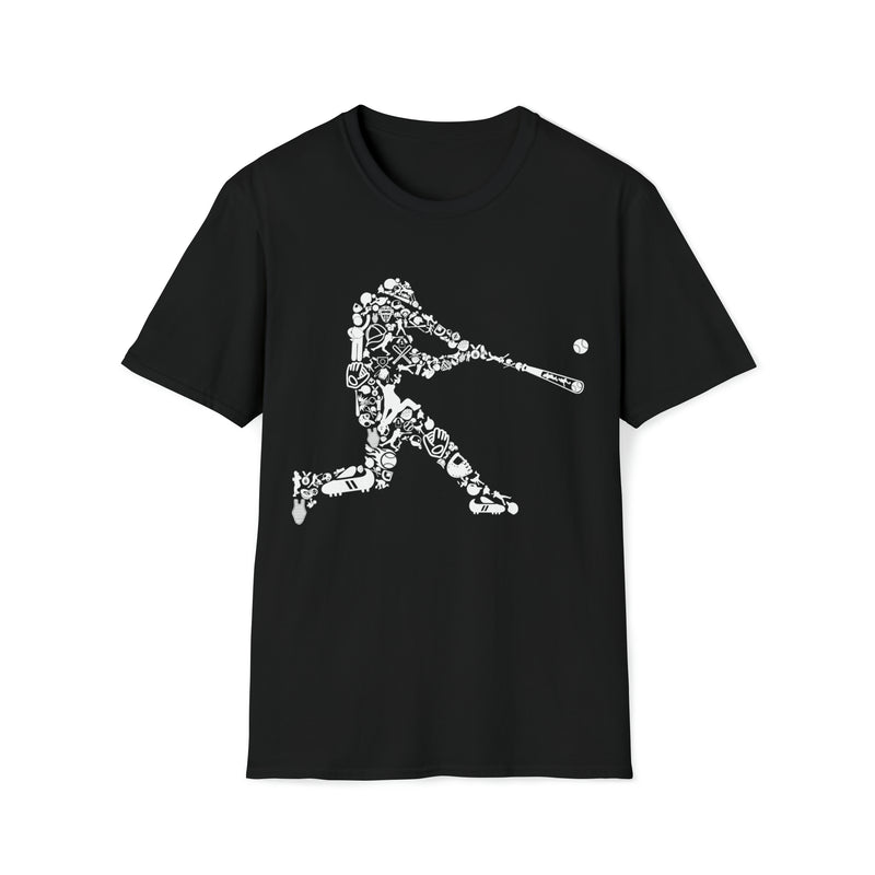 Baseball Player Unisex Softstyle T-Shirt