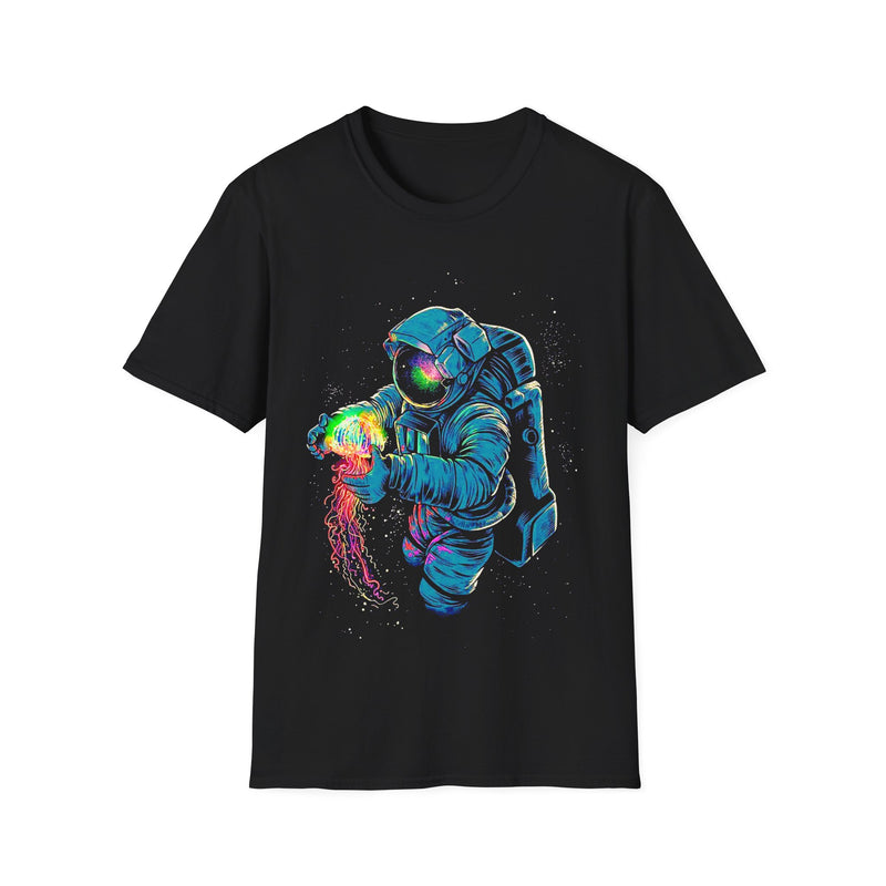 Astronaut And Jellyfish Unisex Softstyle T-Shirt