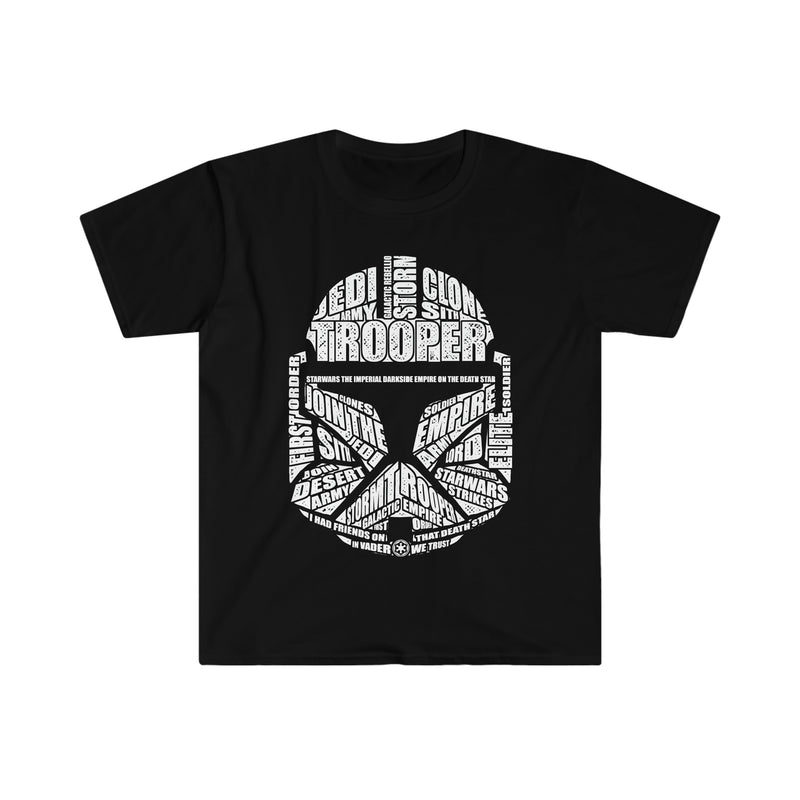 Trooper Calligram Unisex Softstyle T-Shirt