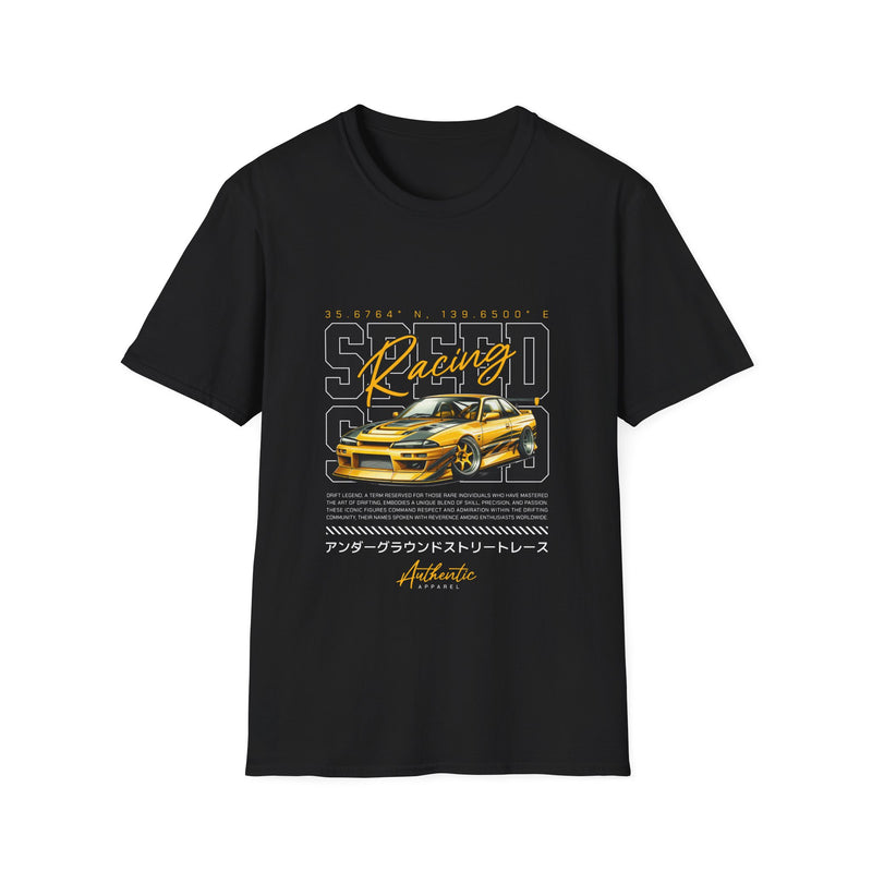 Golden Drift King Unisex Softstyle T-Shirt