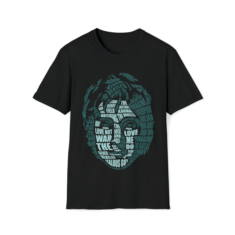 John Lennon Calligram Unisex Softstyle T-Shirt