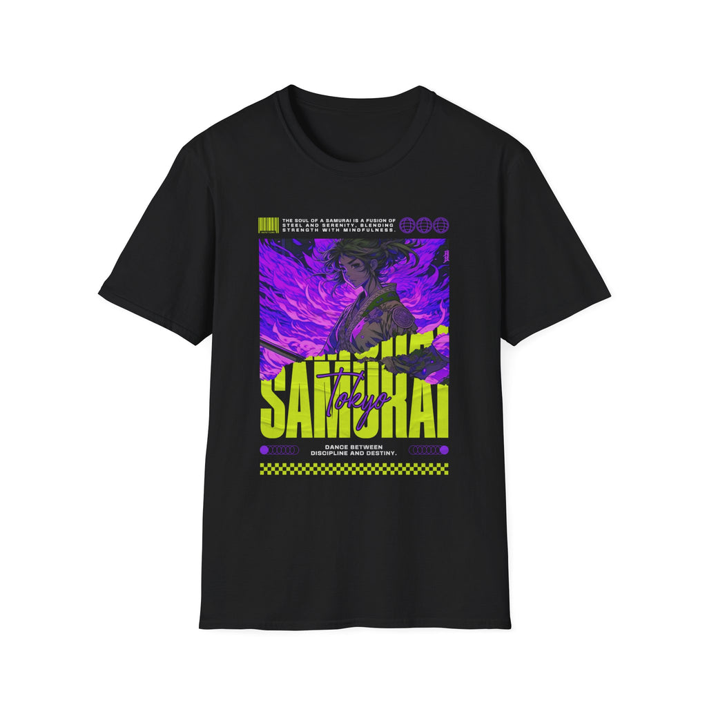 Tokyo Samurai Girl Streetwear Unisex Softstyle T-Shirt