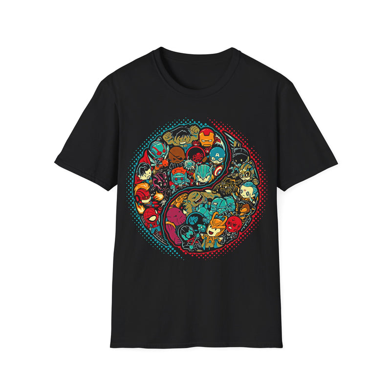 Chibi Hero Clash Unisex Softstyle T-Shirt