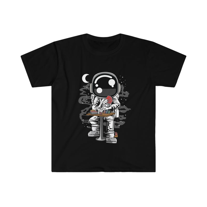 Astronaut Gambler Unisex Softstyle T-Shirt