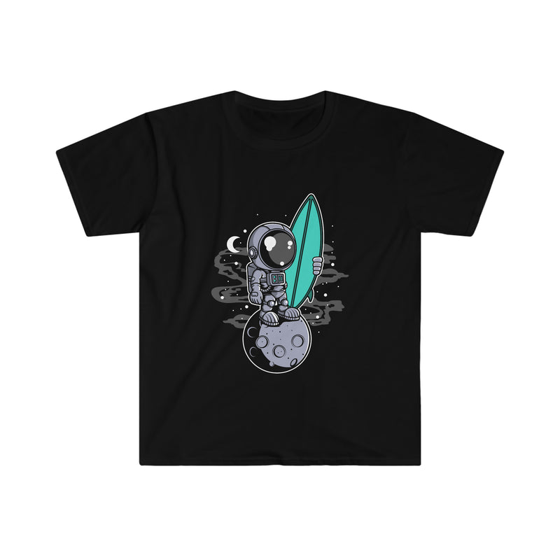 Astronaut Surfer Unisex Softstyle T-Shirt