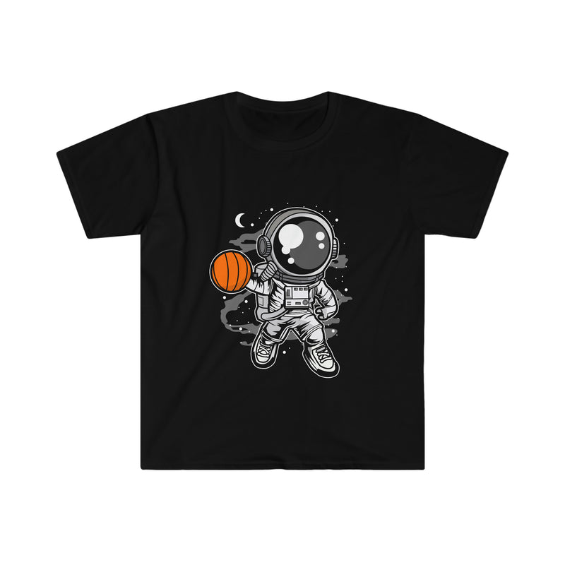Astronaut Basketball Unisex Softstyle T-Shirt