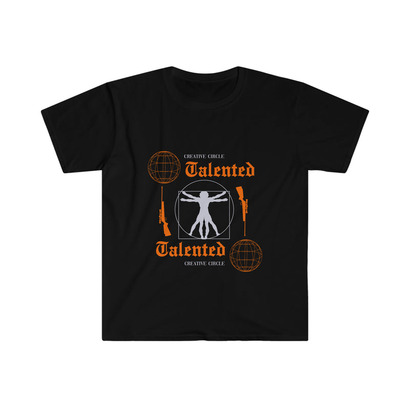 Creative Circle Talented Unisex Softstyle T-Shirt
