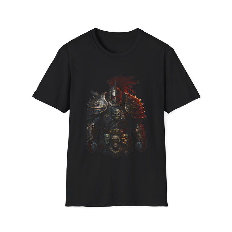 Grim Warrior Skull Unisex Softstyle T-Shirt