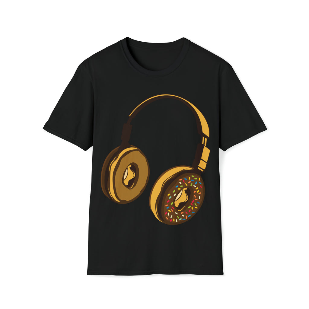 Headphone Donut Unisex Softstyle T-Shirt