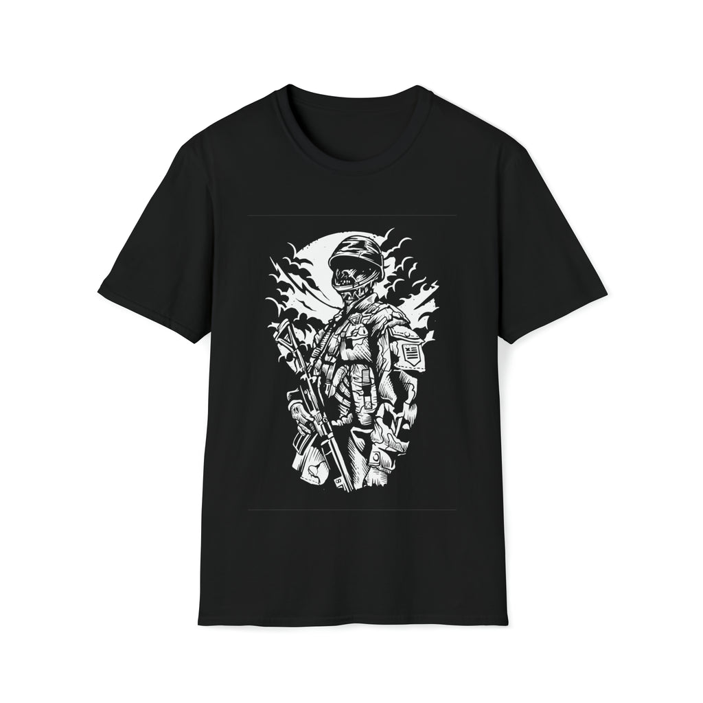 Zombie Soldier Unisex Softstyle T-Shirt