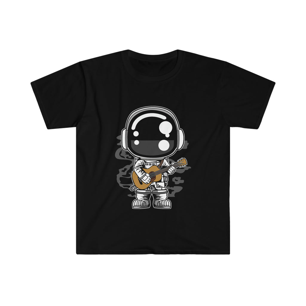 Astronaut Acoustic Guitar Unisex Softstyle T-Shirt