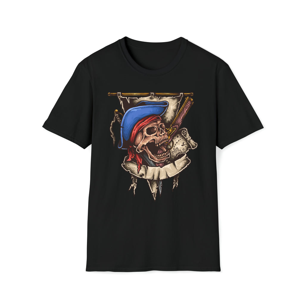 Pirate Skull Unisex Softstyle T-Shirt