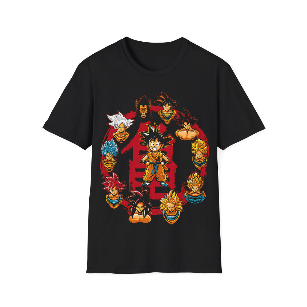 Saiyan Evolution Unisex Softstyle T-Shirt