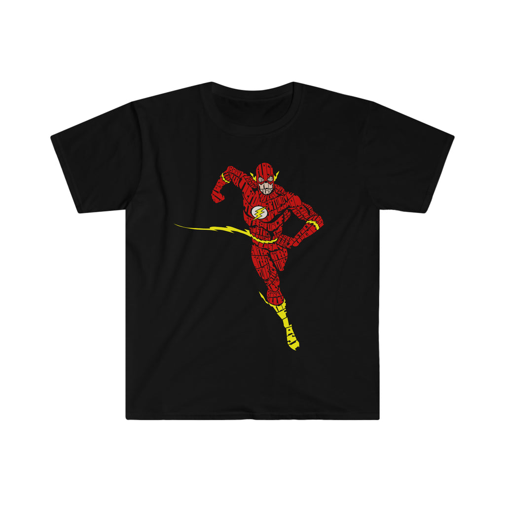 The Flash Calligram Unisex Softstyle T-Shirt