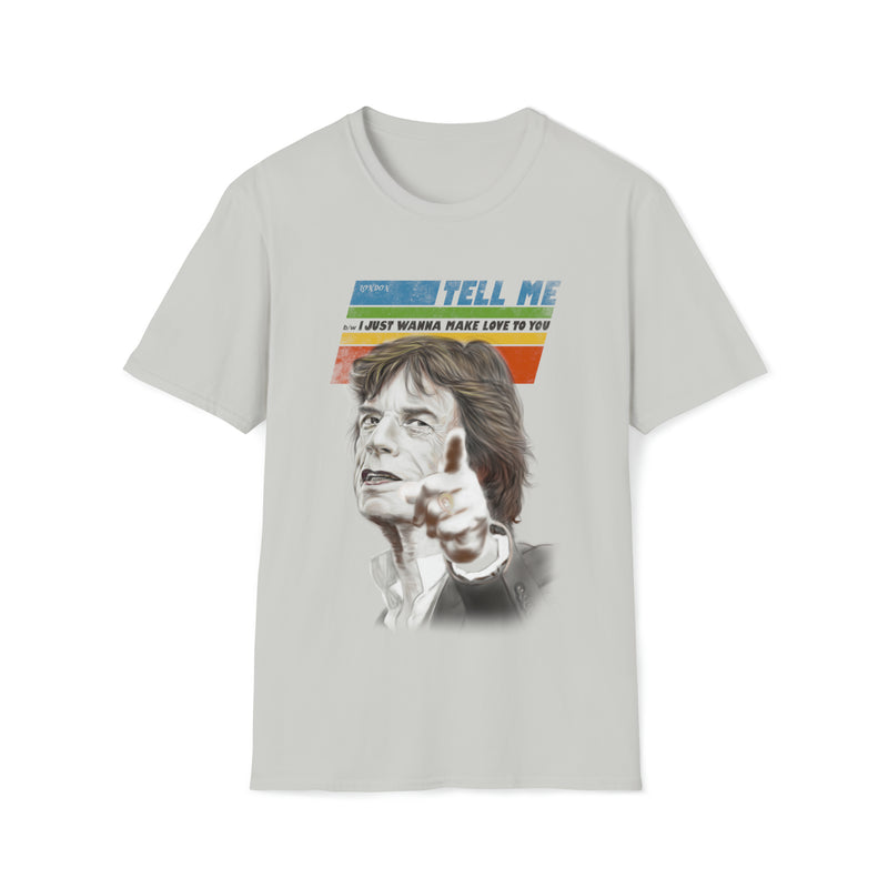Mick Jagger   Unisex Softstyle T-Shirt