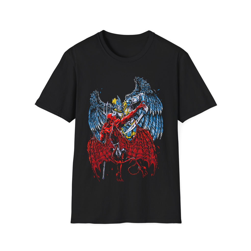 Angel Vs Demon Unisex Softstyle T-Shirt