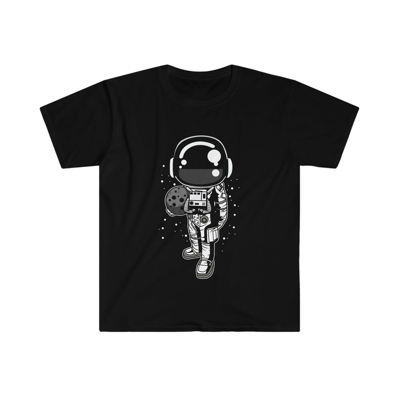 Astronaut Holding The Moon Unisex Softstyle T-Shirt