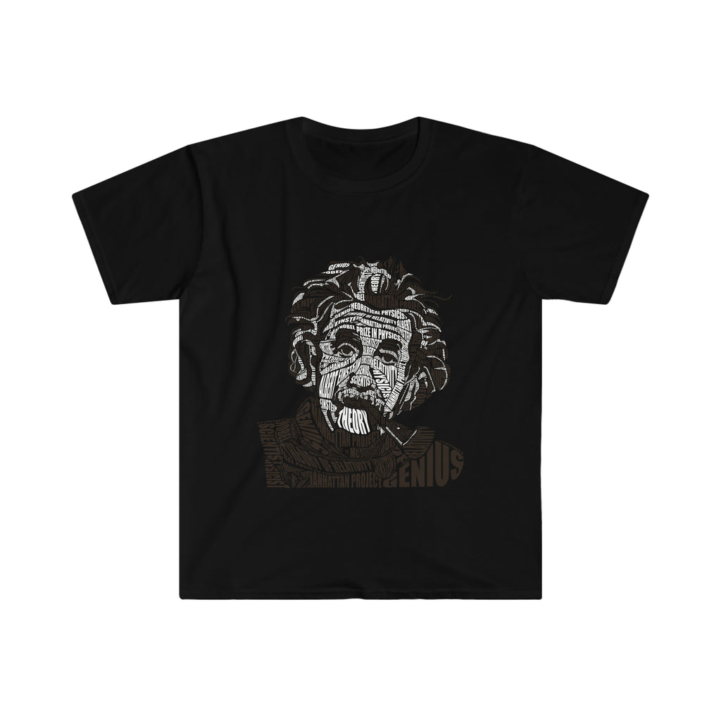 Einstein Calligram Unisex Softstyle T-Shirt