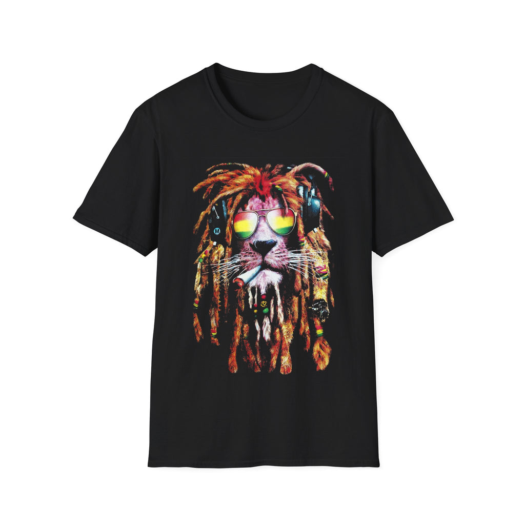 Rasta Lion Unisex Softstyle T-Shirt