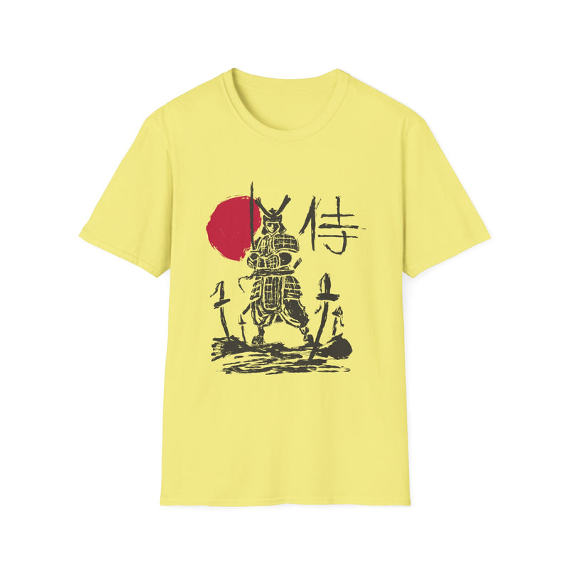 Samurai Silhouette Unisex Softstyle T-Shirt