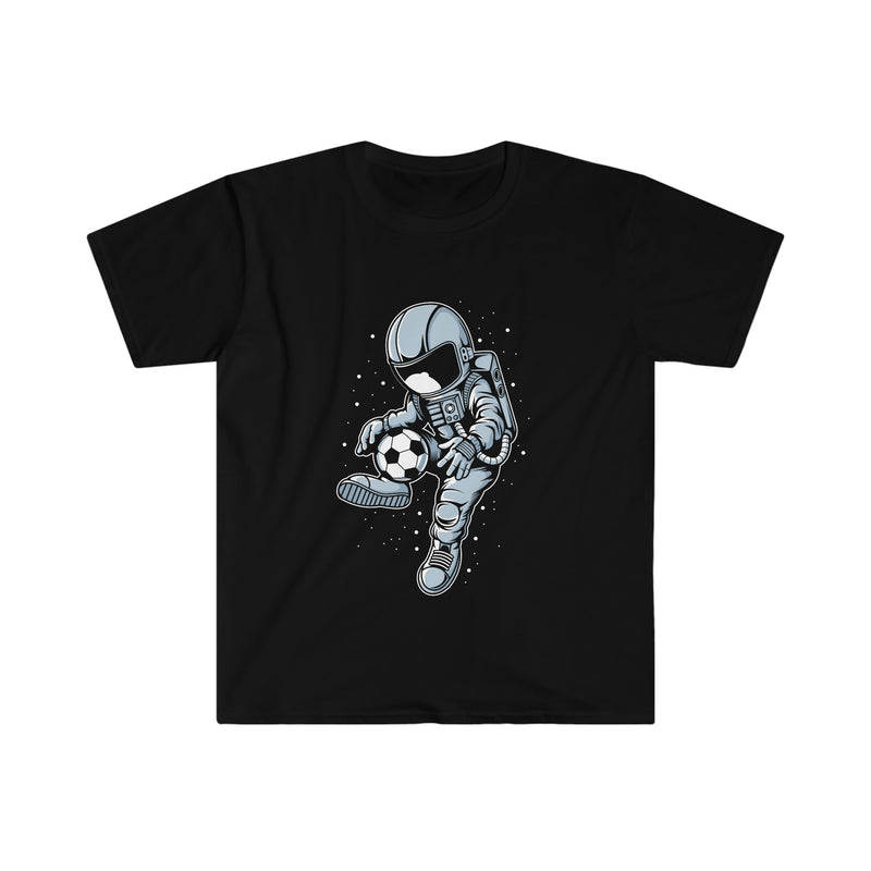 Astronaut Soccer Player Unisex Softstyle T-Shirt