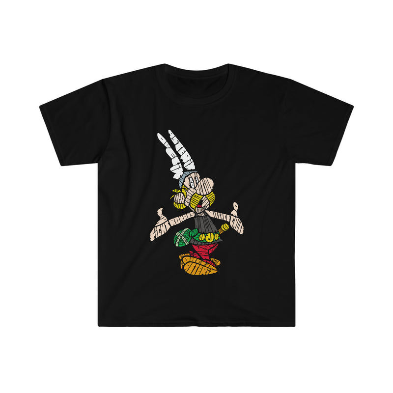 Asterix Calligram Unisex Softstyle T-Shirt
