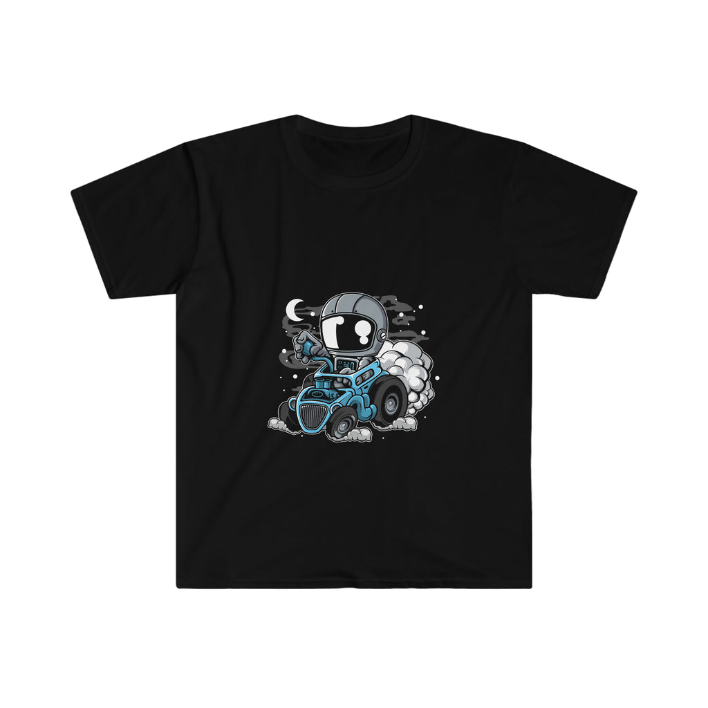 Astronaut Hotrod Unisex Softstyle T-Shirt