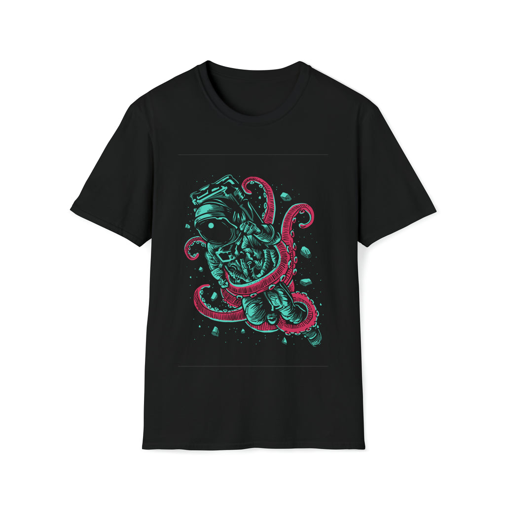 Astronaut Octopus Unisex Softstyle T-Shirt