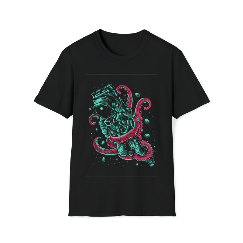 Astronaut Octopus Unisex Softstyle T-Shirt