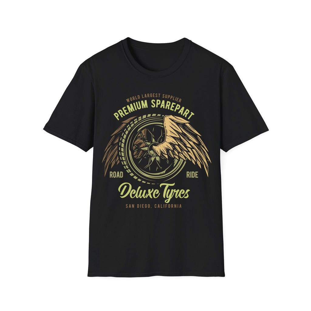 Winged Wheel Unisex Softstyle T-Shirt