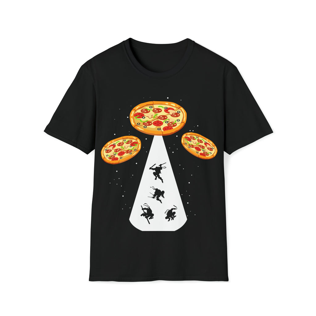 Pizza Ufo Unisex Softstyle T-Shirt