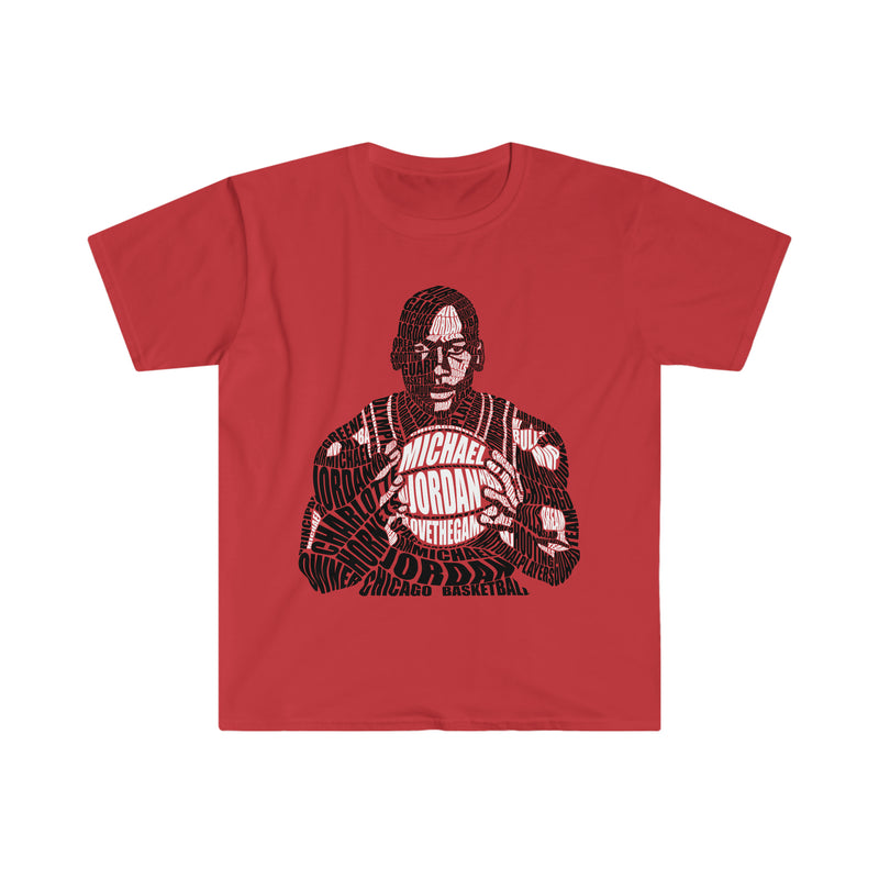Michael Jordan Calligram Unisex Softstyle T-Shirt