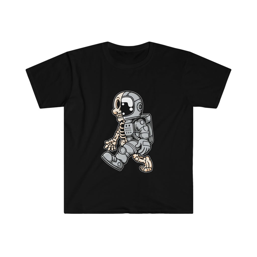 Astronaut Half Skull Unisex Softstyle T-Shirt