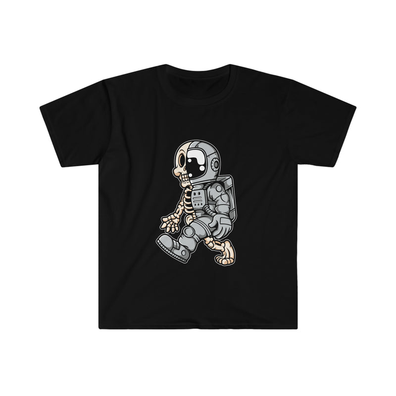 Astronaut Half Skull Unisex Softstyle T-Shirt