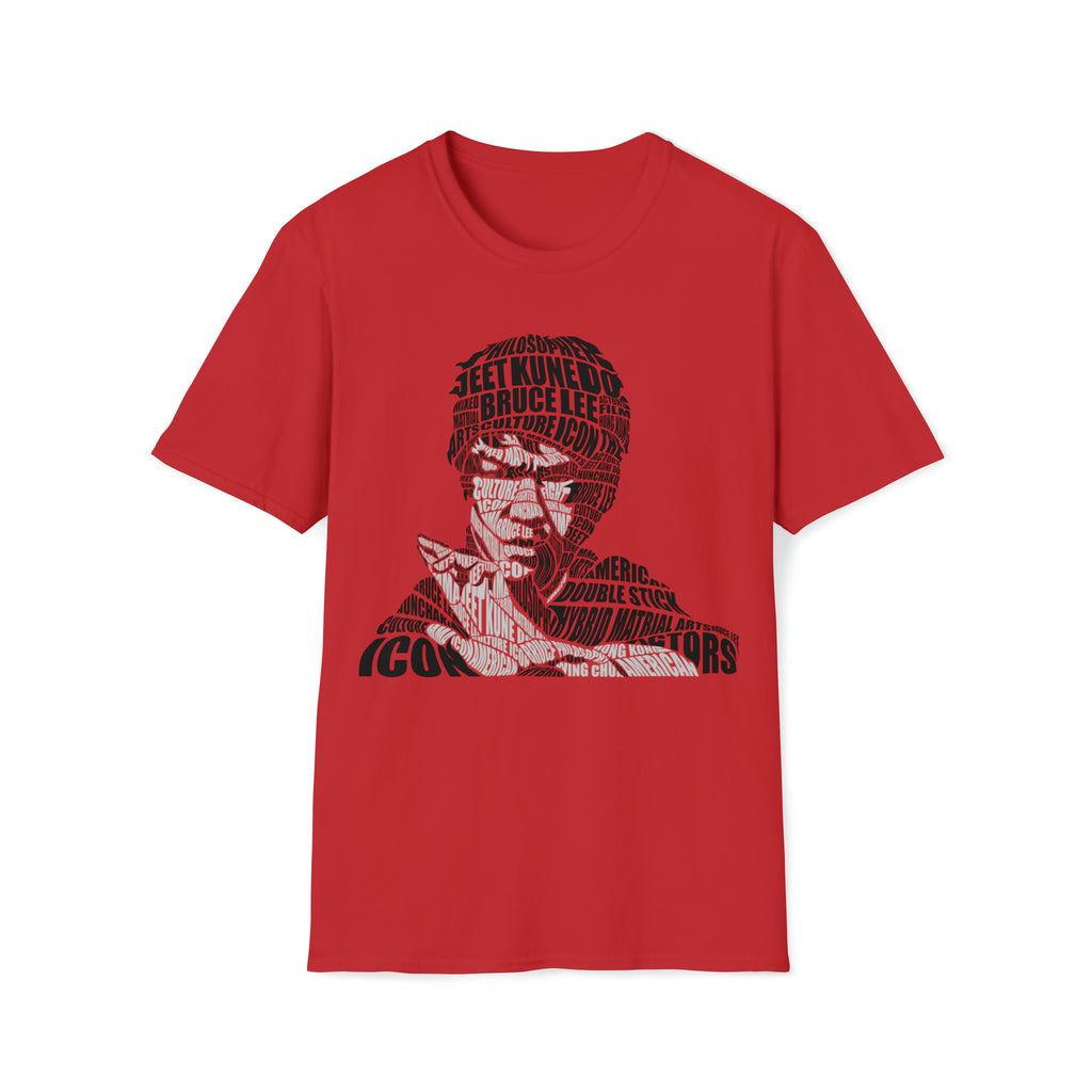 Bruce Lee Calligram Unisex Softstyle T-Shirt
