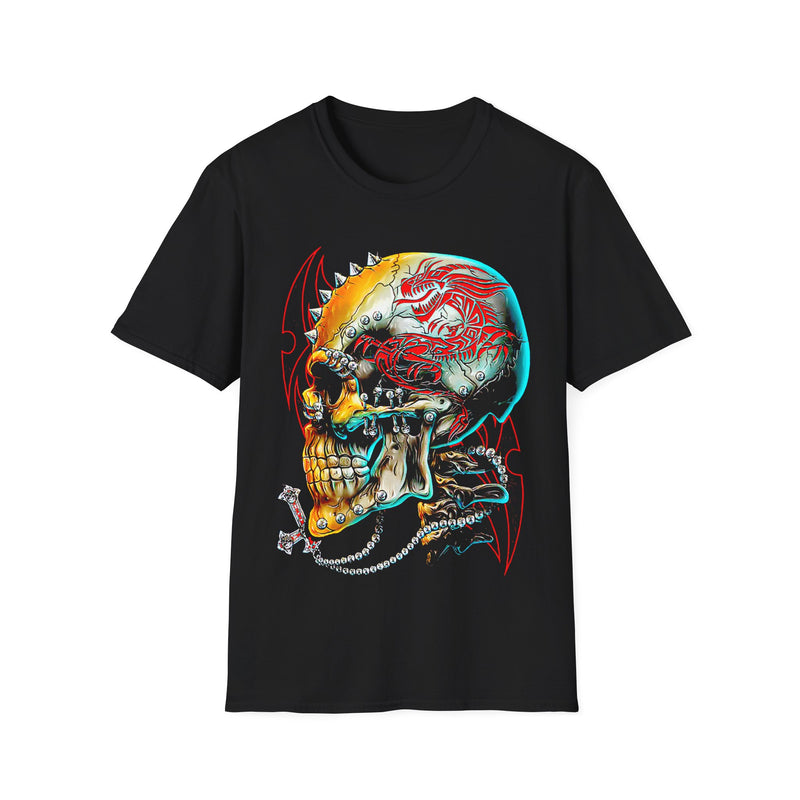 Skull Trival Unisex Softstyle T-Shirt