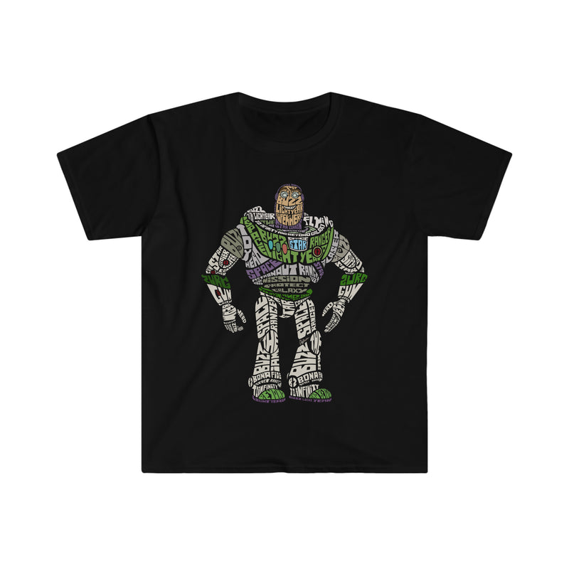 Buzz Calligram Unisex Softstyle T-Shirt